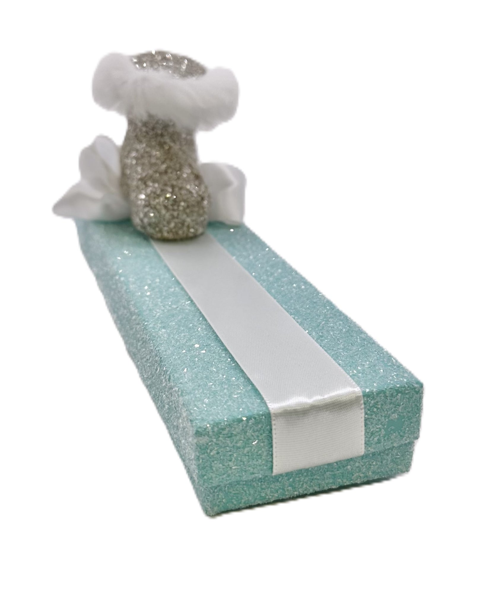 Santa Boot Necklace Box - Turquoise