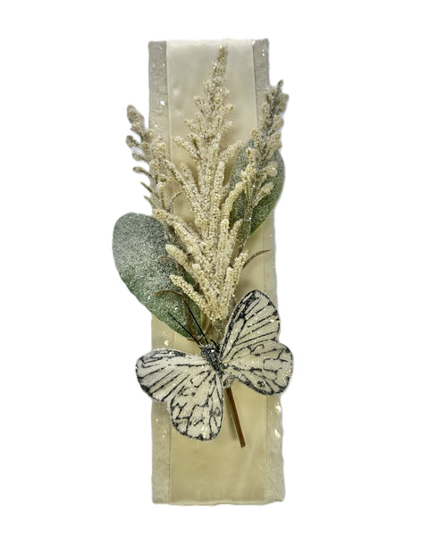 Butterfly Necklace Box - Cream