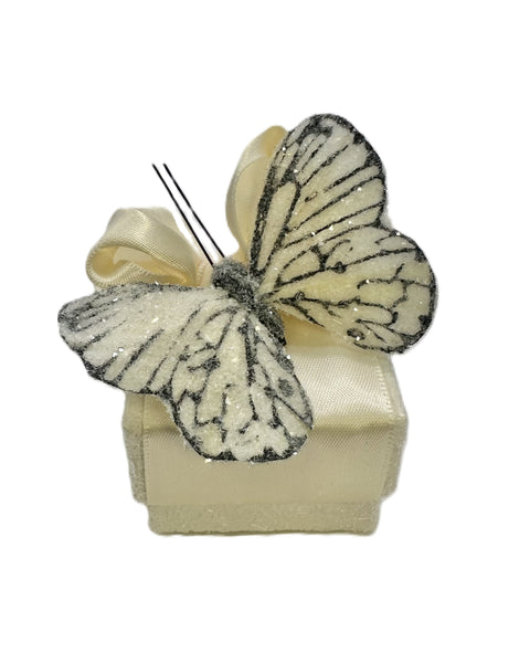 Butterfly Ring Box - Cream