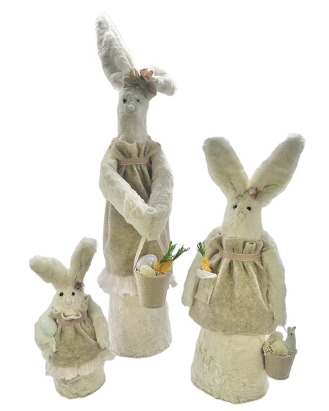 Liza Rabbit - Small, Bisque