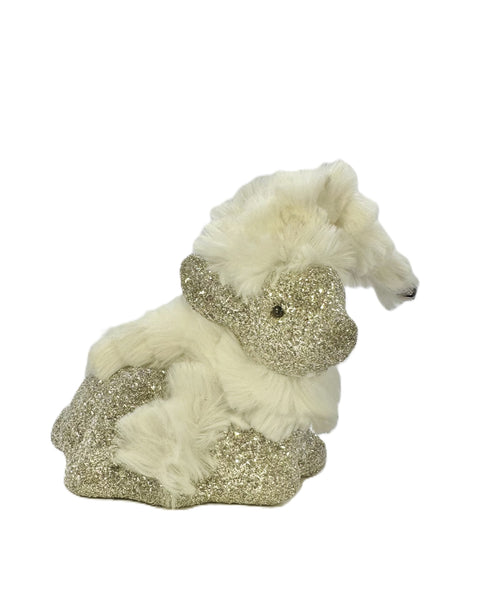 Resting Fawn with Cap - Silver