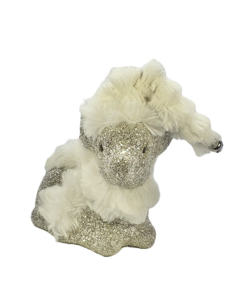 Resting Fawn with Cap - Silver