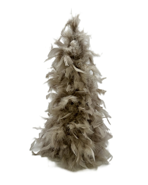 Chandelle Feather Tree - Medium, Taupe