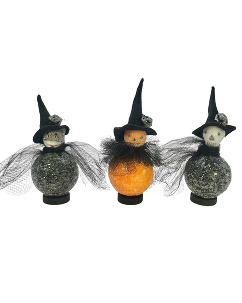 Mini Roly Poly Trio - Black, Cream & Orange