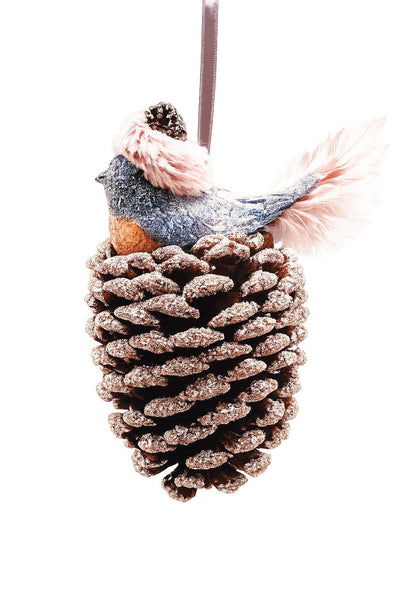 Bird Trio on Pinecone