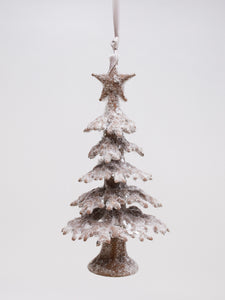 Tree with Star Ornament - Mocha