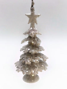 Tree with Star Ornament - Dove