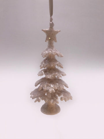Tree with Star Ornament - Pink
