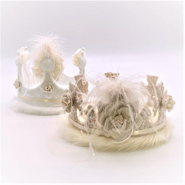 Royal Crown - Gold Mica, Cream Fur