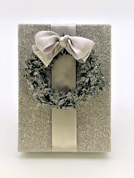 Wreath Box, Square 3 x 3" - Silver